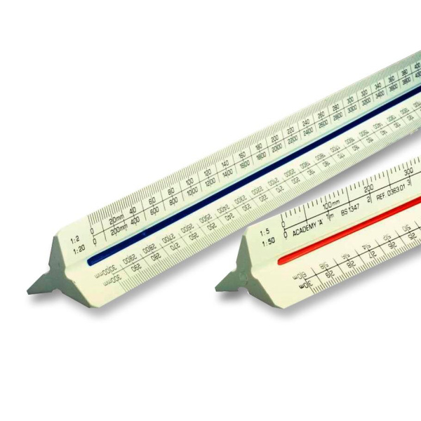 Triangular Scale Rule